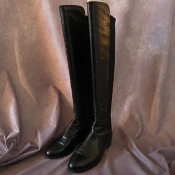 Stuart Weitzman Over-the-Knee black 50/50 boots Size 8 - Picture 5 of 16